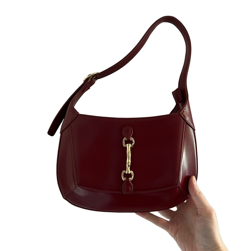 WOMEN'S COMMUTE MINIMALIST FASHION METALLIC DETAIL SHOULDER
BAG - Picture 2 of 5